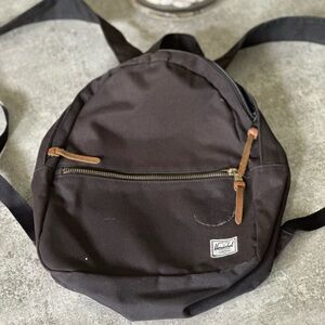 Herschel Supply Company Black Backpack Minimalist Design